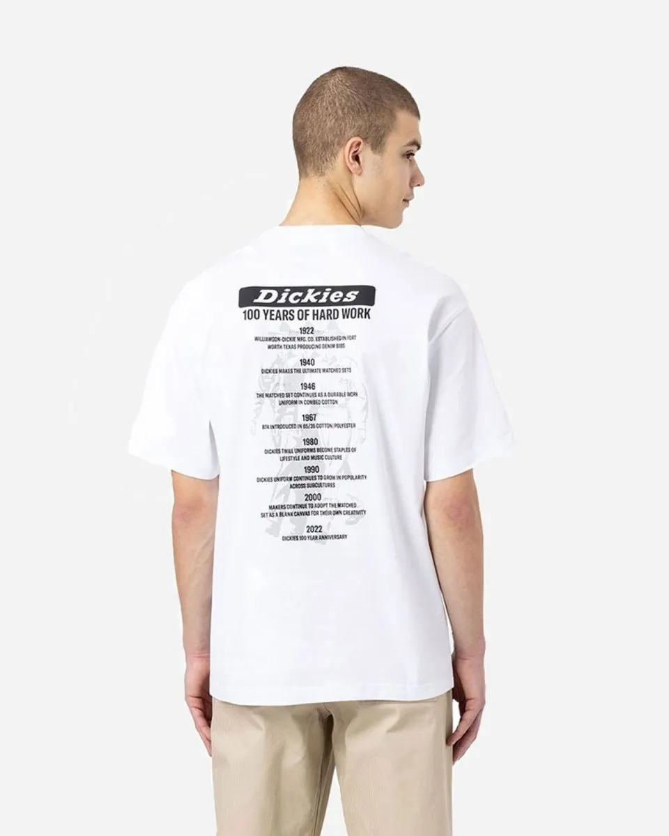 100 Logo Tee - White