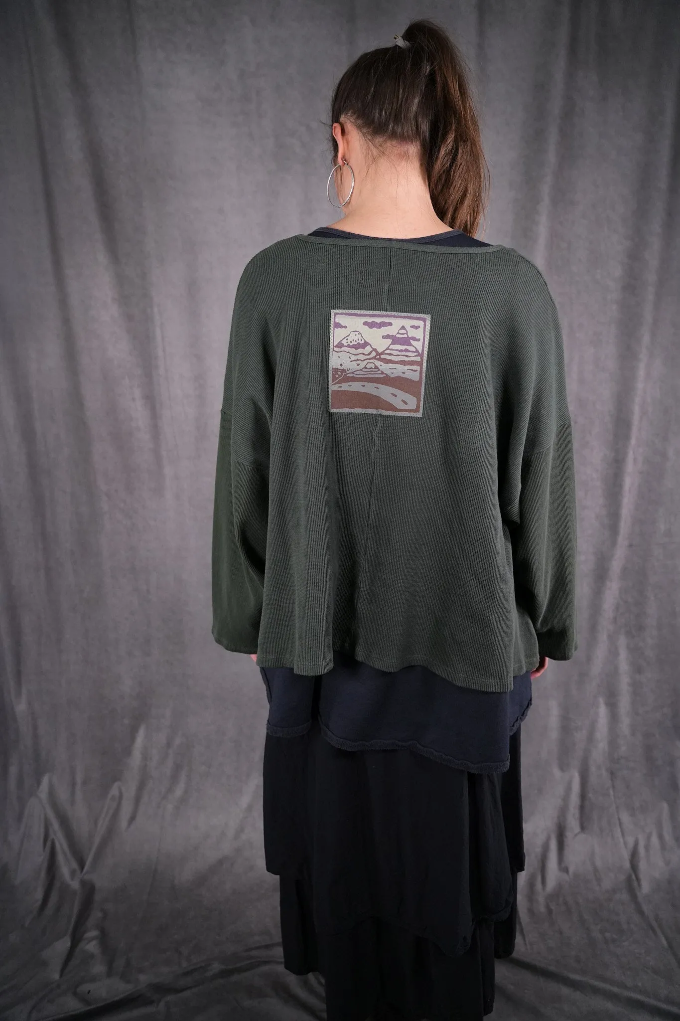 1608 Donna's Thermal Top Forest-P