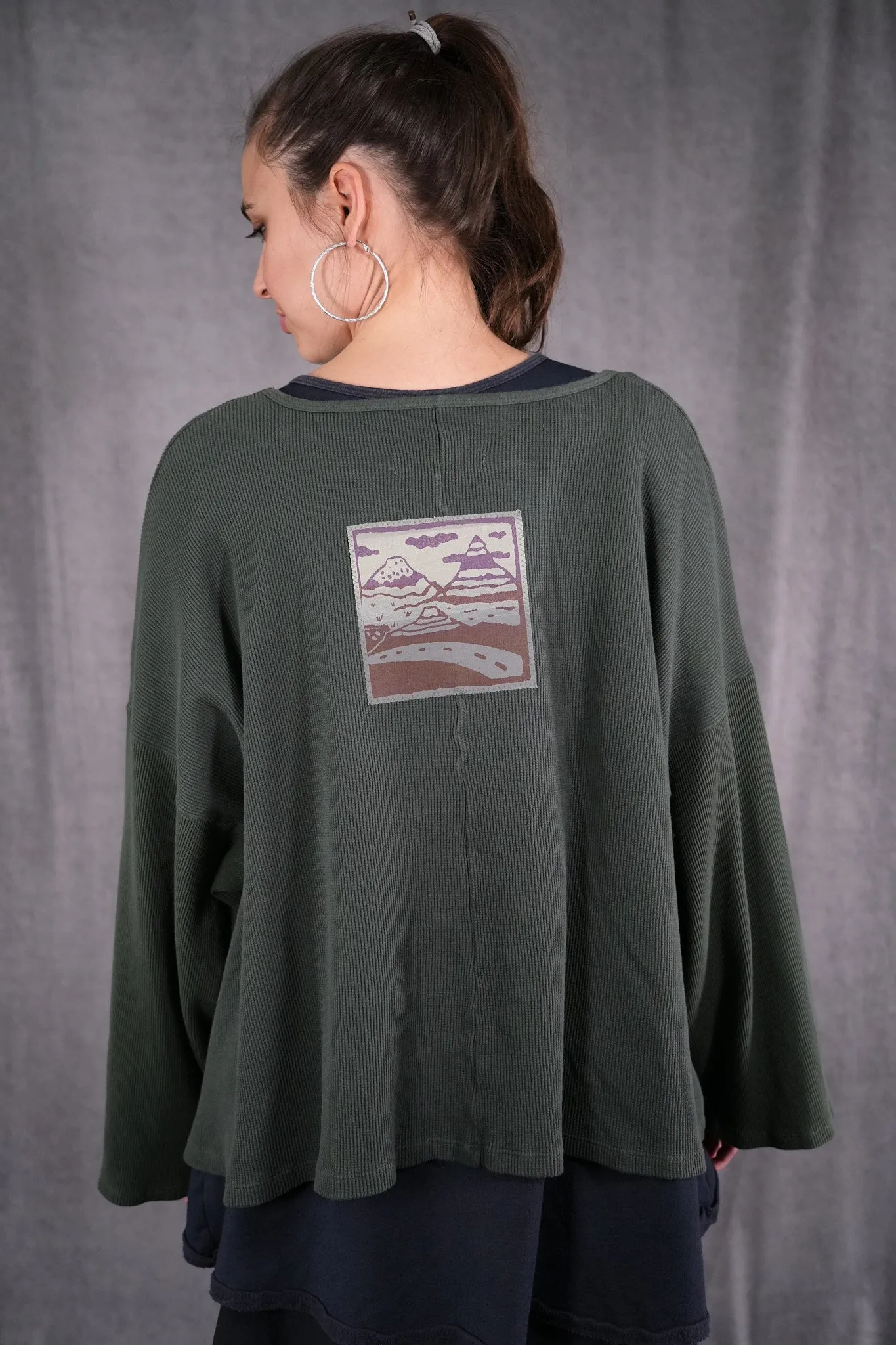 1608 Donna's Thermal Top Forest-P