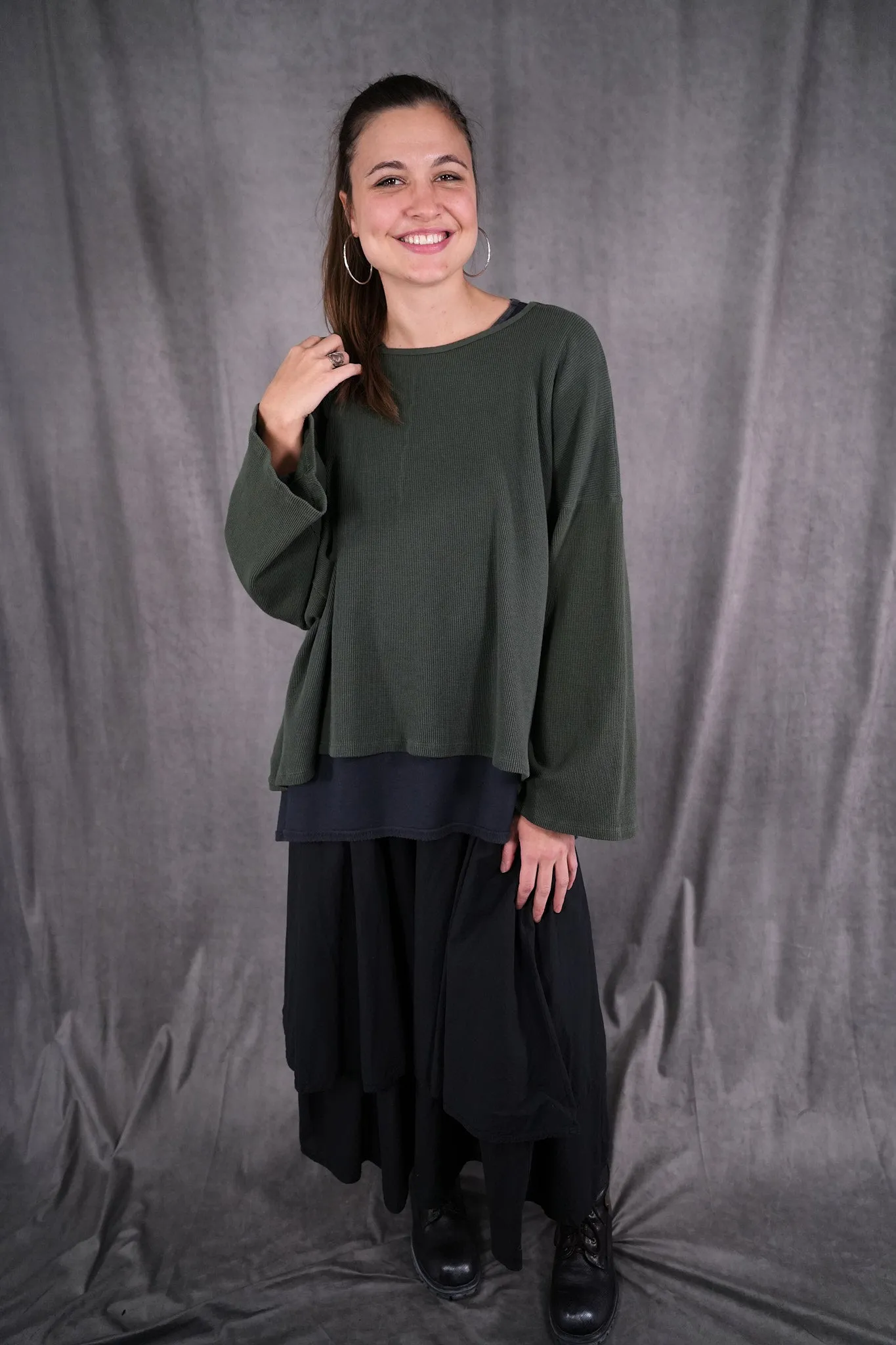 1608 Donna's Thermal Top Forest-P