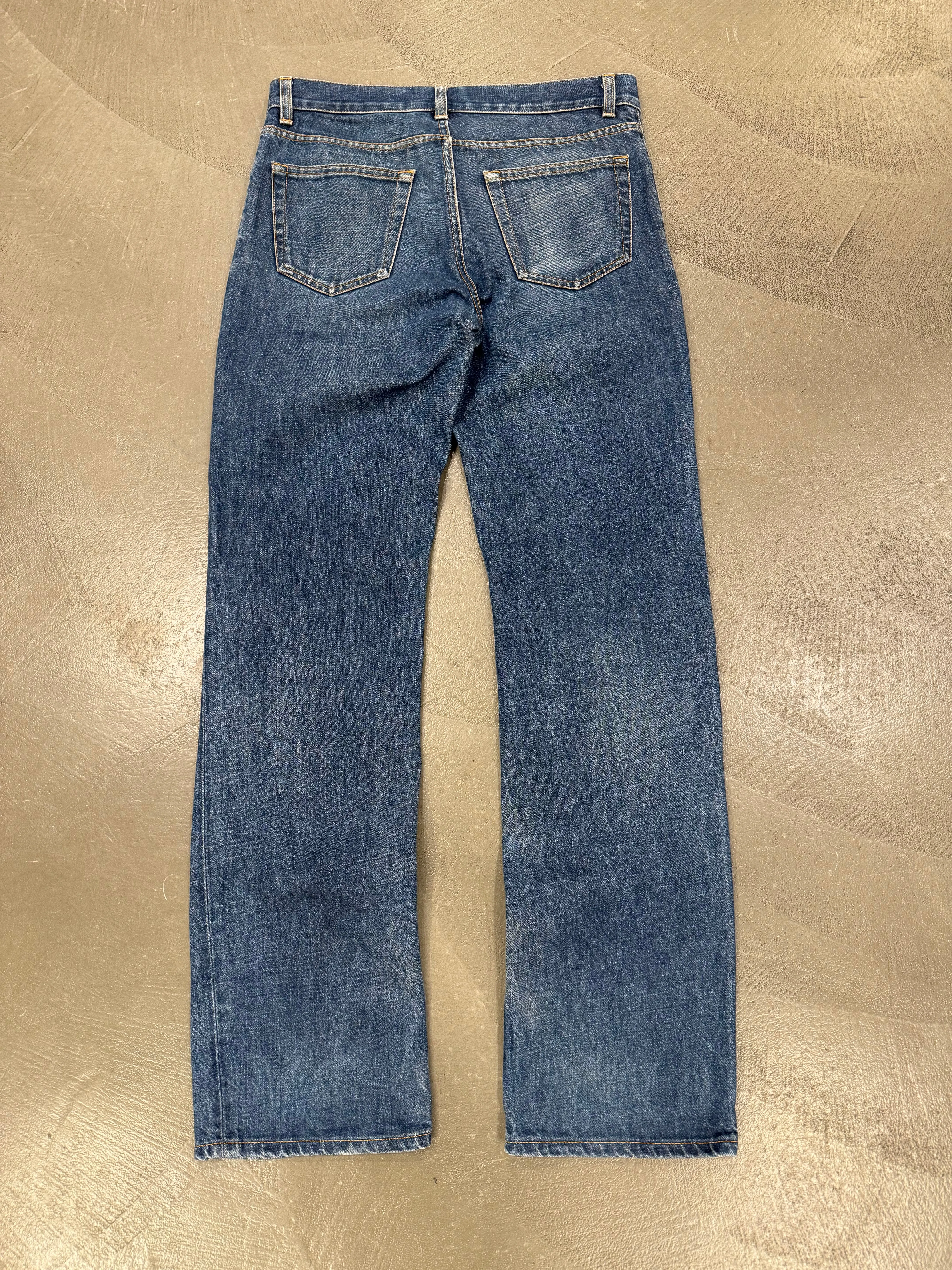 2000s Helmut Lang vintage stained jeans