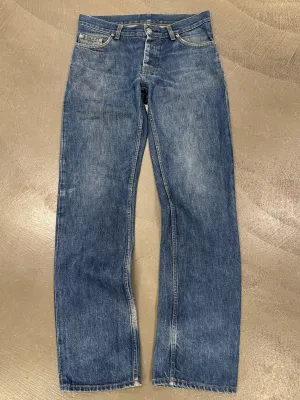 2000s Helmut Lang vintage stained jeans