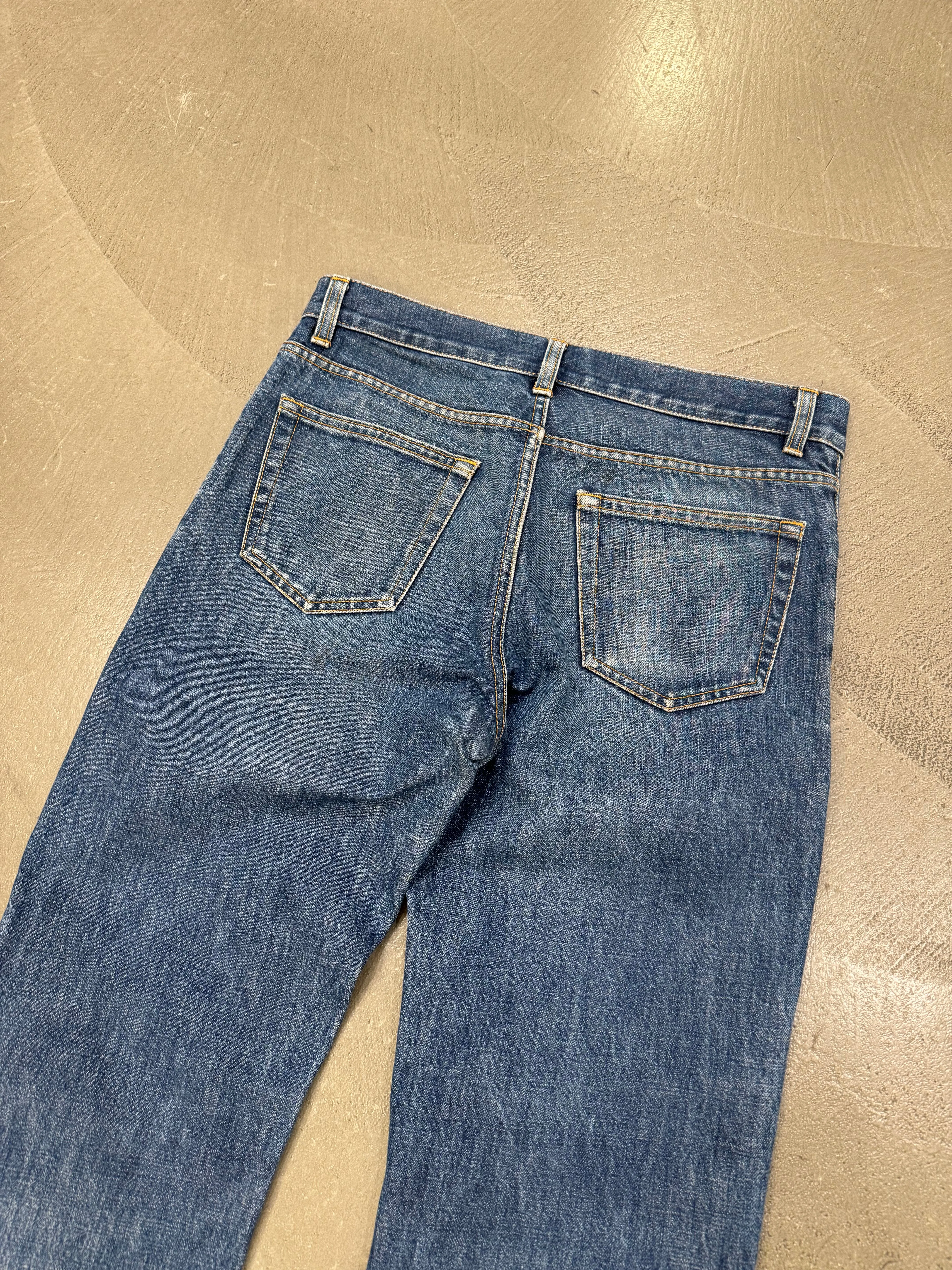 2000s Helmut Lang vintage stained jeans