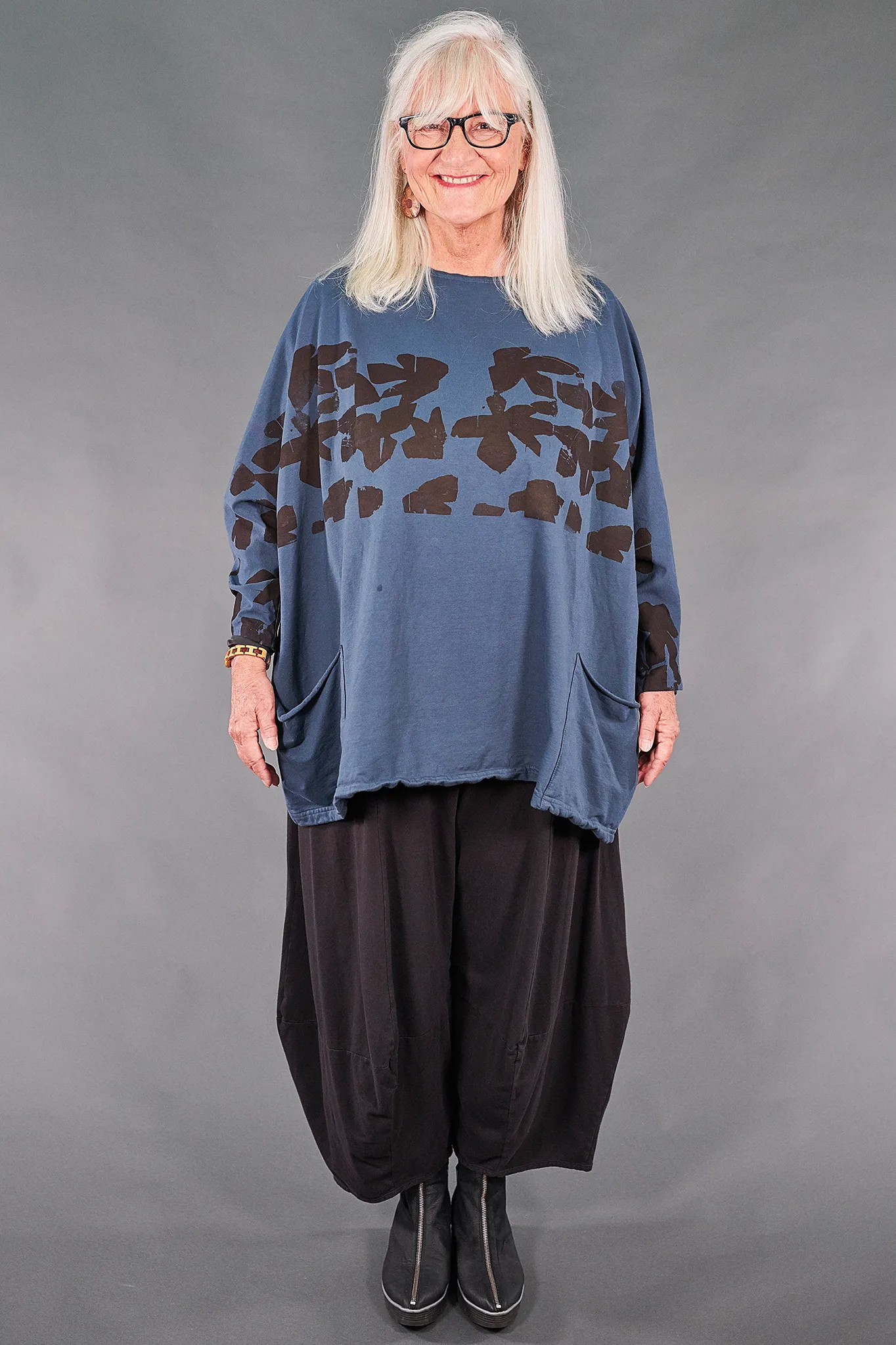 2319 Mariposa with Patch Pockets- Blue Cypress-P