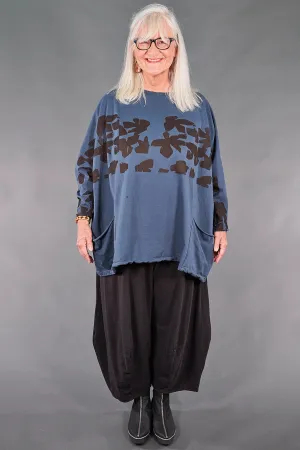 2319 Mariposa with Patch Pockets- Blue Cypress-P