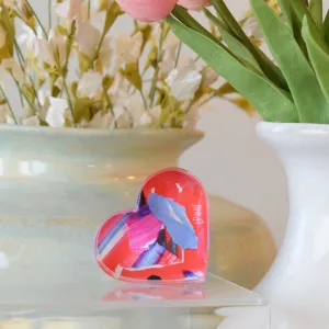 2" Heart Acrylic Block