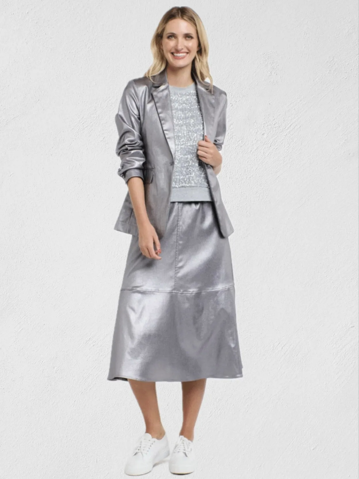 365 Days : Shine Your Way Skirt : Pewter
