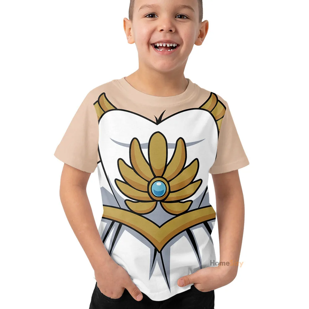3D Master Of The Universe She Ra Custom Cosplay Costume Kid Tshirt QT207217Hg
