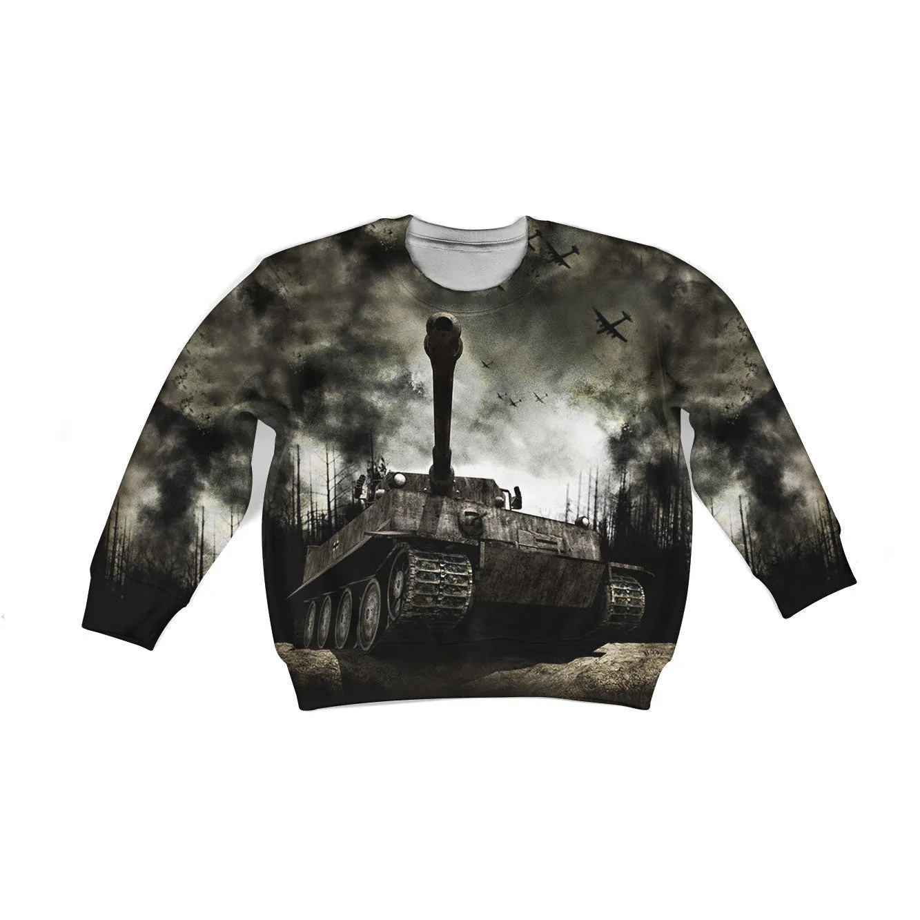 3D Raging Tiger Kid Hoodie
