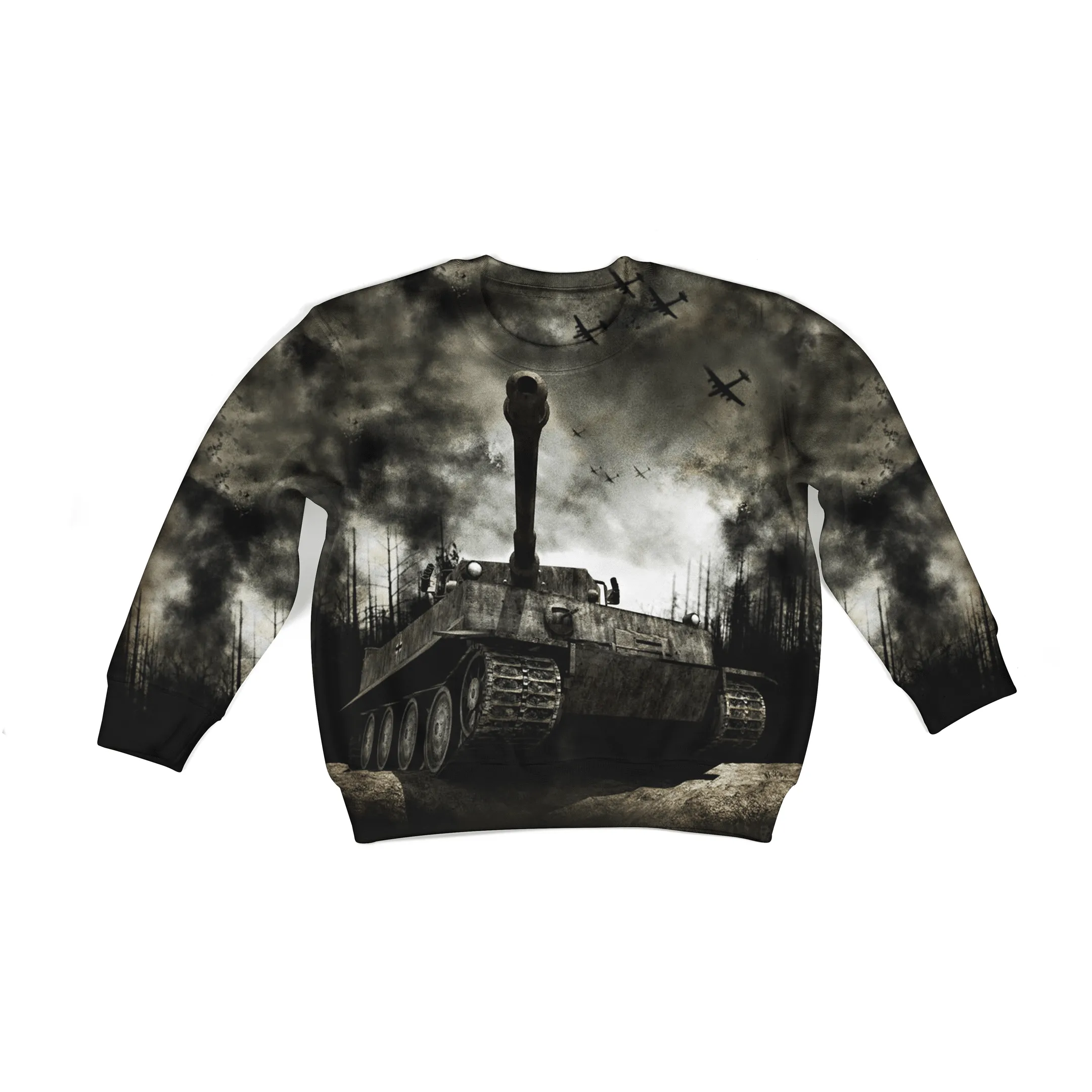 3D Raging Tiger Kid Hoodie