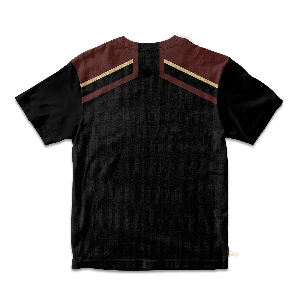 3D Star Trek Picard 2020 Present Red Kid Tshirt QT304057Hf STHS014