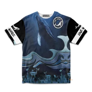 3D Whale Watching Custom Cosplay Kid Tshirt QT306162Hg