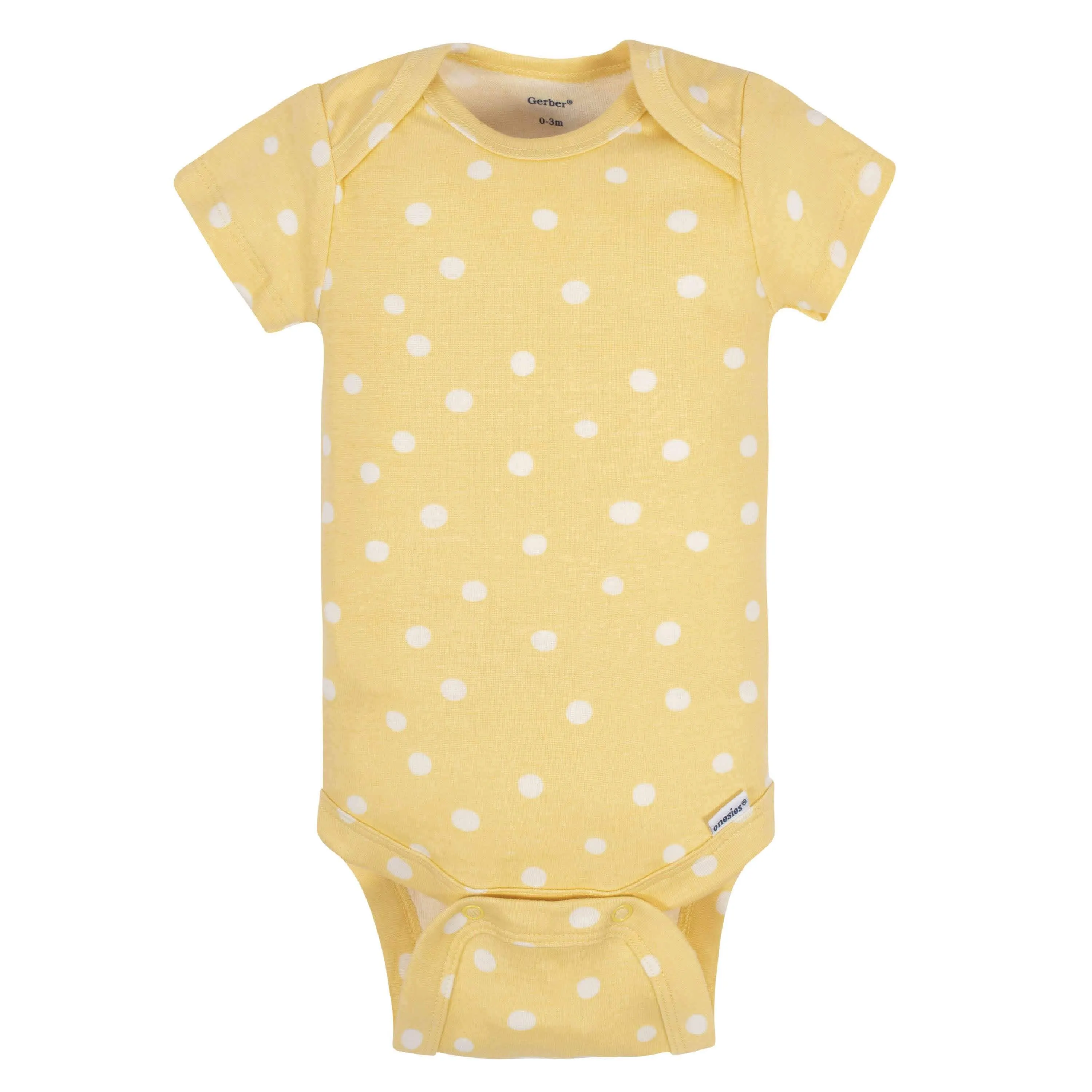 5-Pack Baby Girls Comfy Stretch Flower Pot Short Sleeve Onesies® Bodysuits