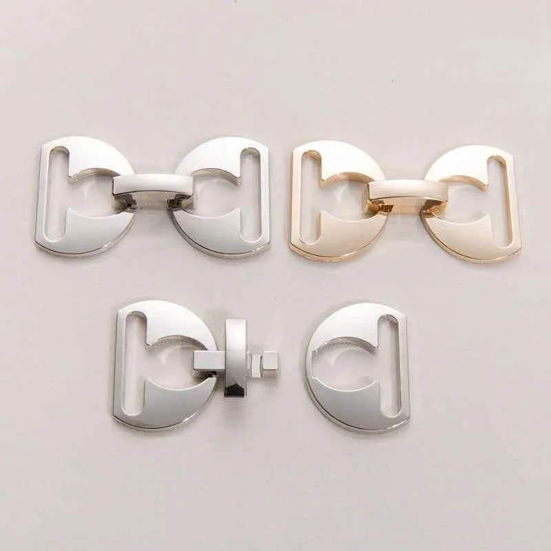 63x35mm Detachable Metal Belt Buckle Clasp for Dresses Coats 20pcs