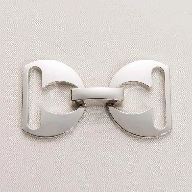 63x35mm Detachable Metal Belt Buckle Clasp for Dresses Coats 20pcs