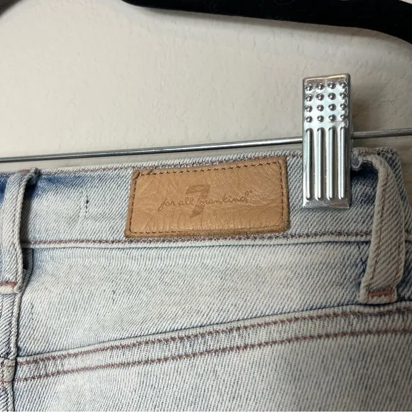 7 For All Mankind Edie distressed boyfriend jeans