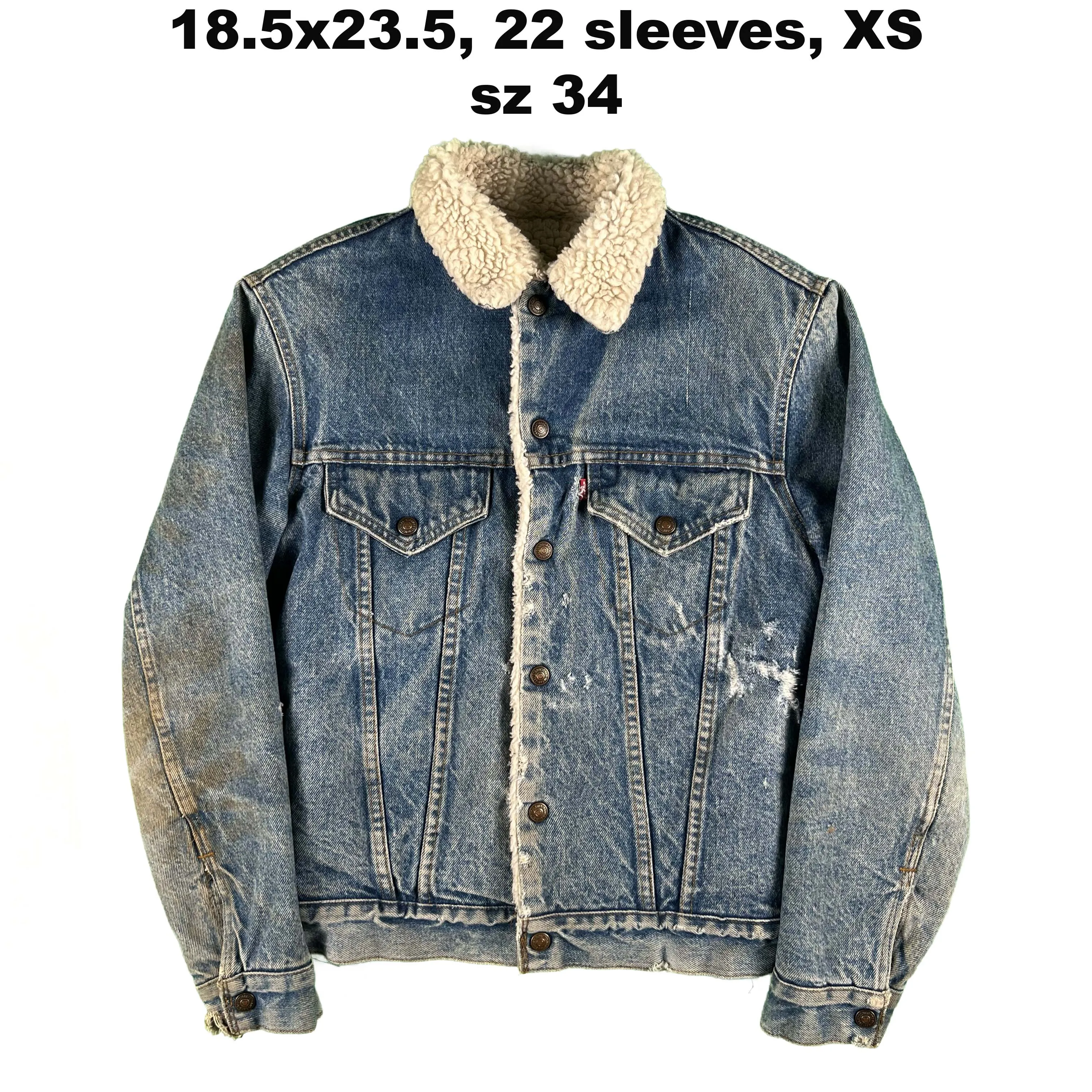 70s/80s Levi's Sherpa Lined Denim Trucker Jacket- SELECT JACKET