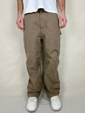 90's Carhartt Heavy Duty Vintage Carpenter Jeans Size 34x32