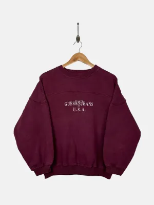 90's Guess Jeans Embroidered Vintage Sweatshirt Size 4-6