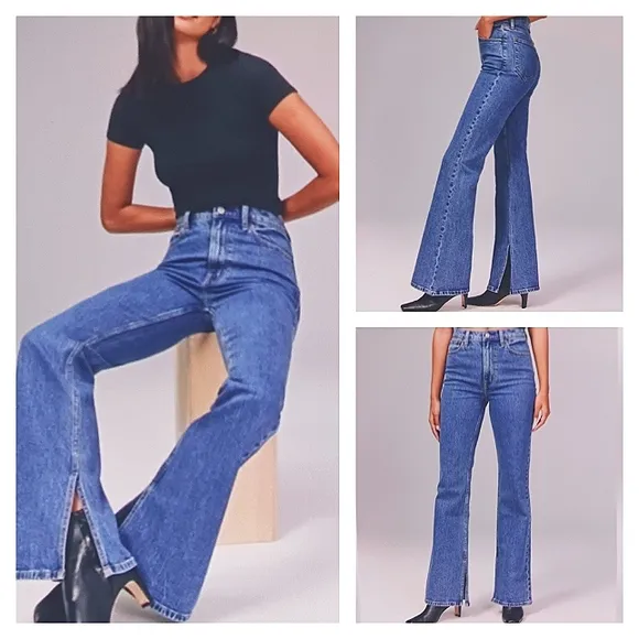 Abercrombie &amp; Fitch Vintage Flare High Rise EUC Size  33/16    J1638