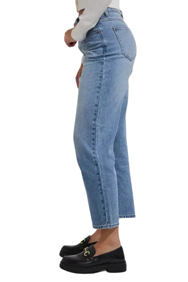 Abrand - Venice Straight Jean Liv, Light Vintage Blue