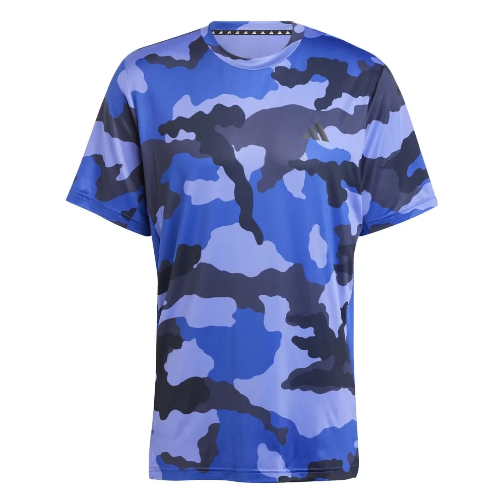 adidas Train Essentials Camo Allover Print Men's Tee