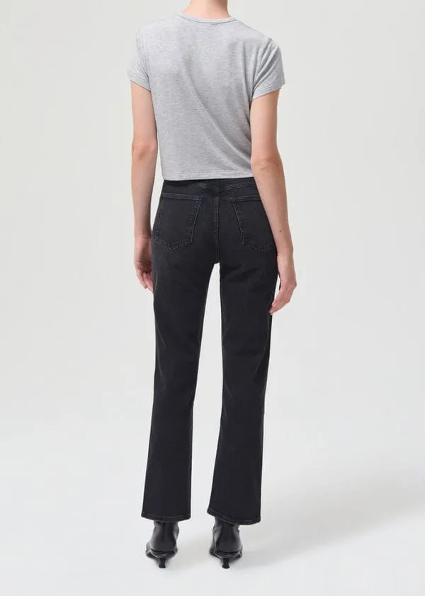 Adine Shrunken Tee (Grey Heather)