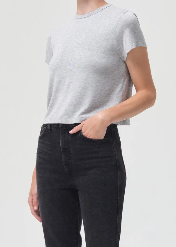 Adine Shrunken Tee (Grey Heather)