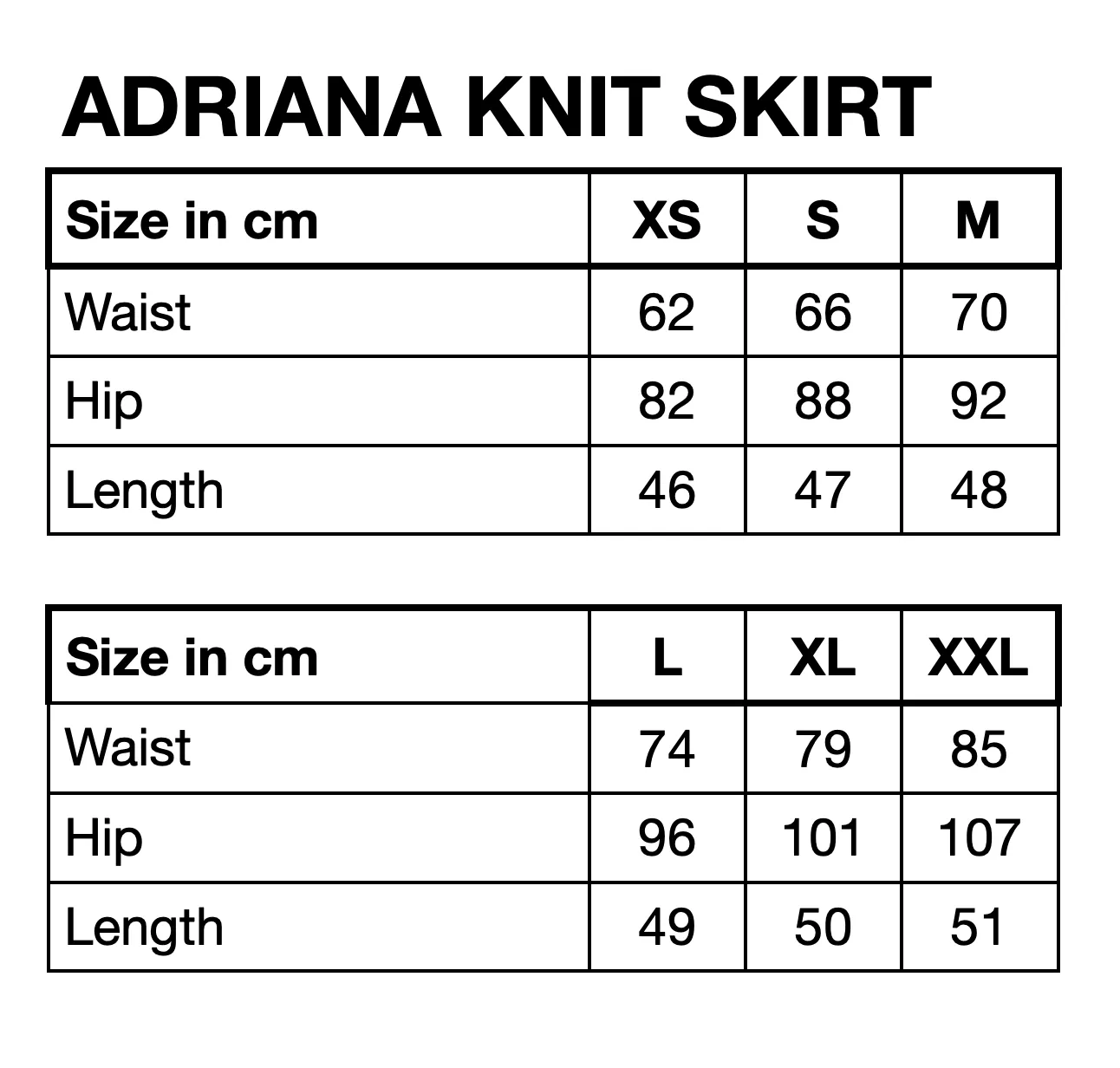 Adriana Knit Skirt - Grey Melange