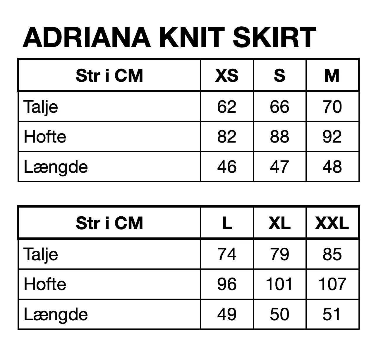 Adriana Knit Skirt - Grey Melange