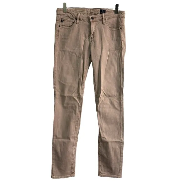 Ag Adriano Goldschmied Low Rise 27R The Stevie Ankle Slim Straight Leg Jeans