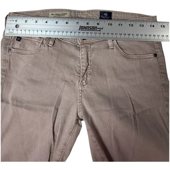 Ag Adriano Goldschmied Low Rise 27R The Stevie Ankle Slim Straight Leg Jeans