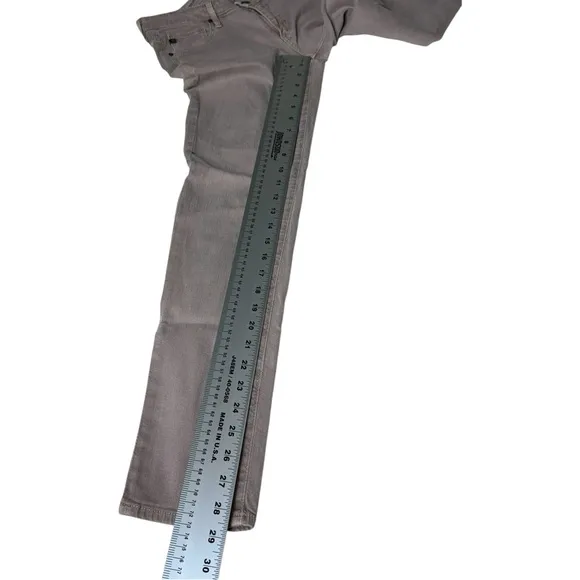 Ag Adriano Goldschmied Low Rise 27R The Stevie Ankle Slim Straight Leg Jeans