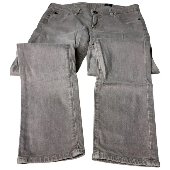 Ag Adriano Goldschmied Low Rise 27R The Stevie Ankle Slim Straight Leg Jeans