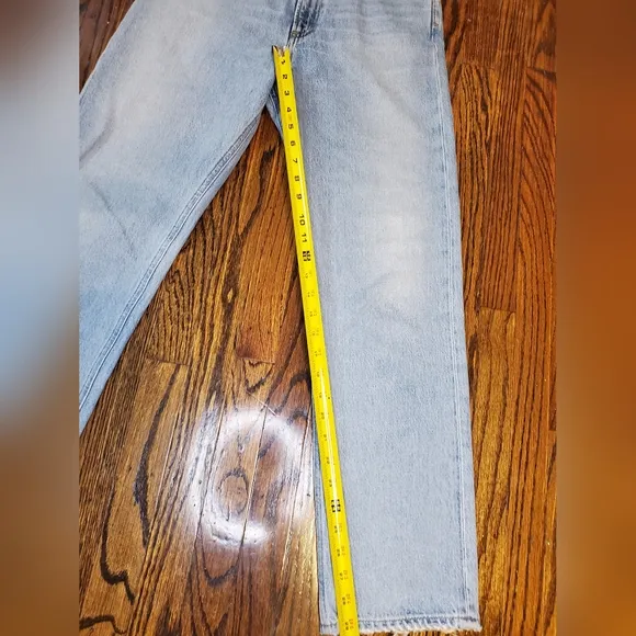 Agolde Lettuce Waistband High Rise Reworked Fitted 90'S Jeans