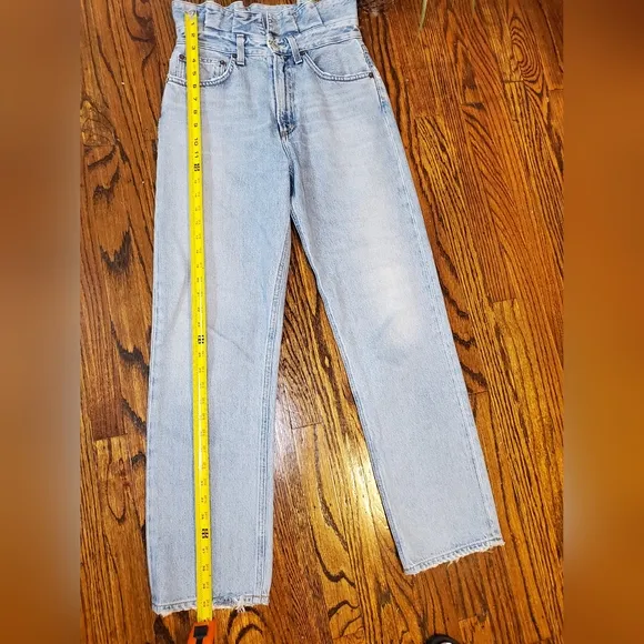 Agolde Lettuce Waistband High Rise Reworked Fitted 90'S Jeans