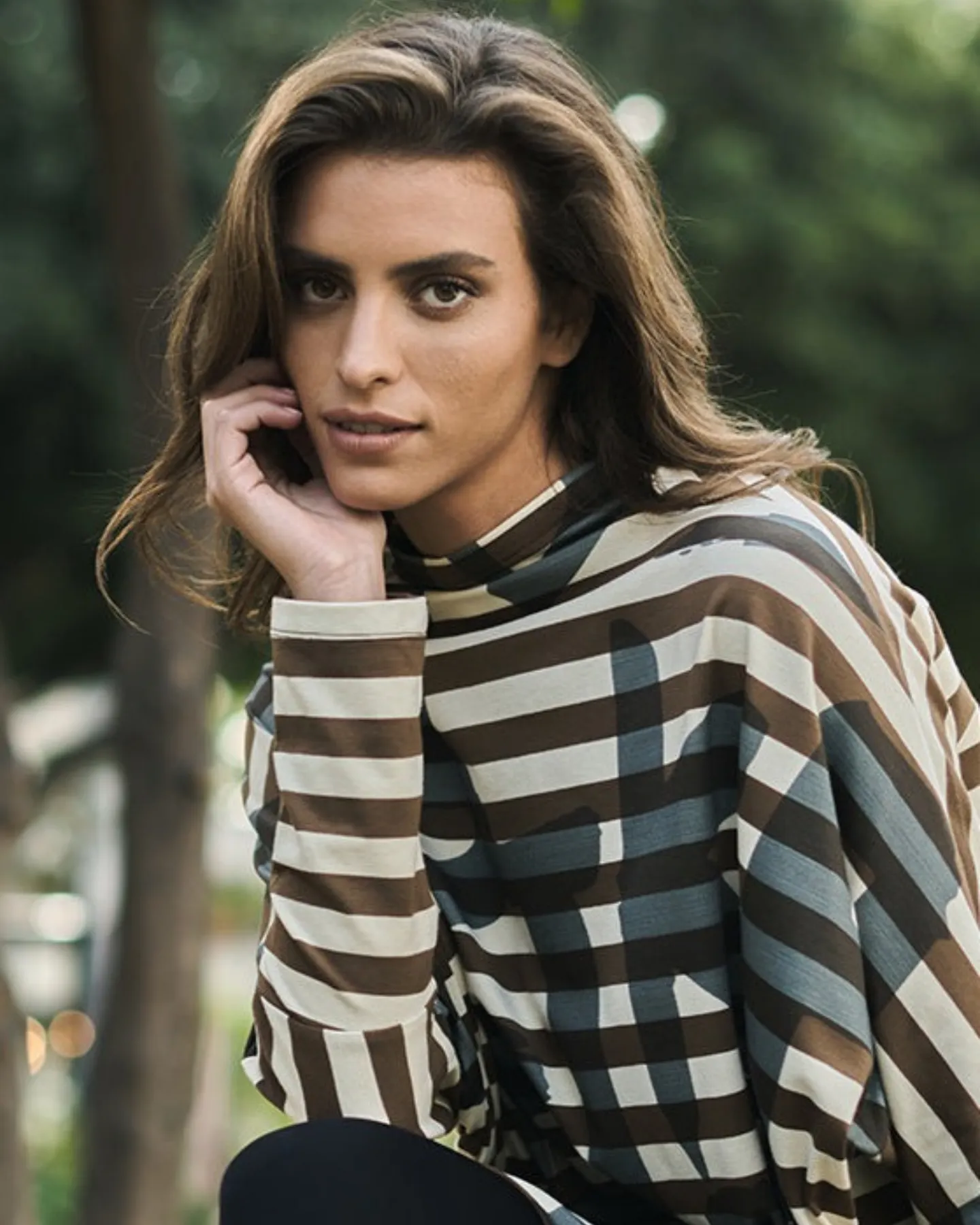 Alembika Urban Cluster Cocoon Stamp Dress