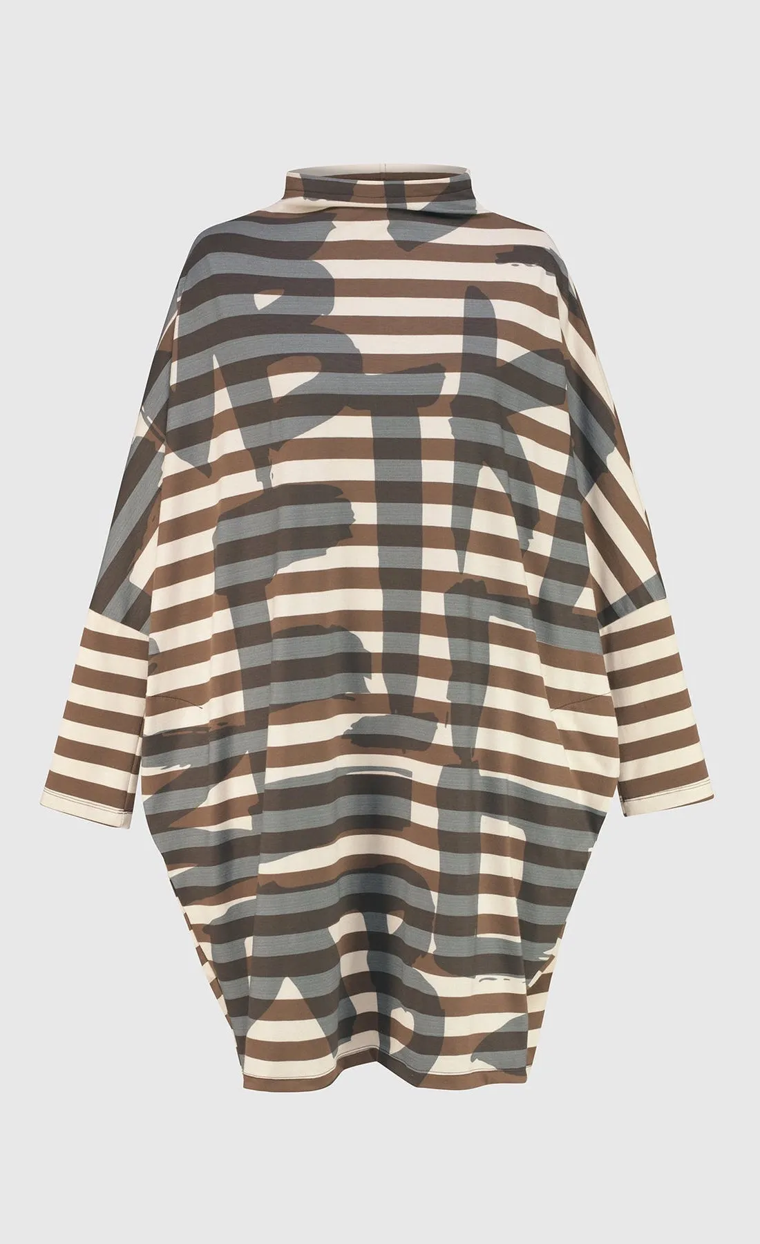 Alembika Urban Cluster Cocoon Stamp Dress