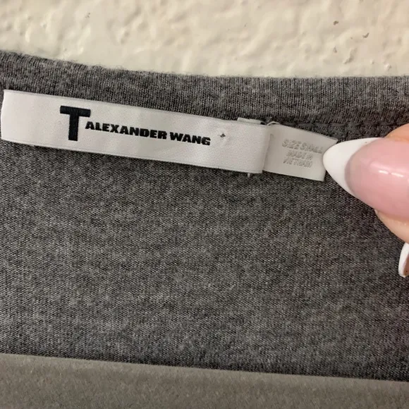 Alexander Wang short sleeve easy t shirt dress