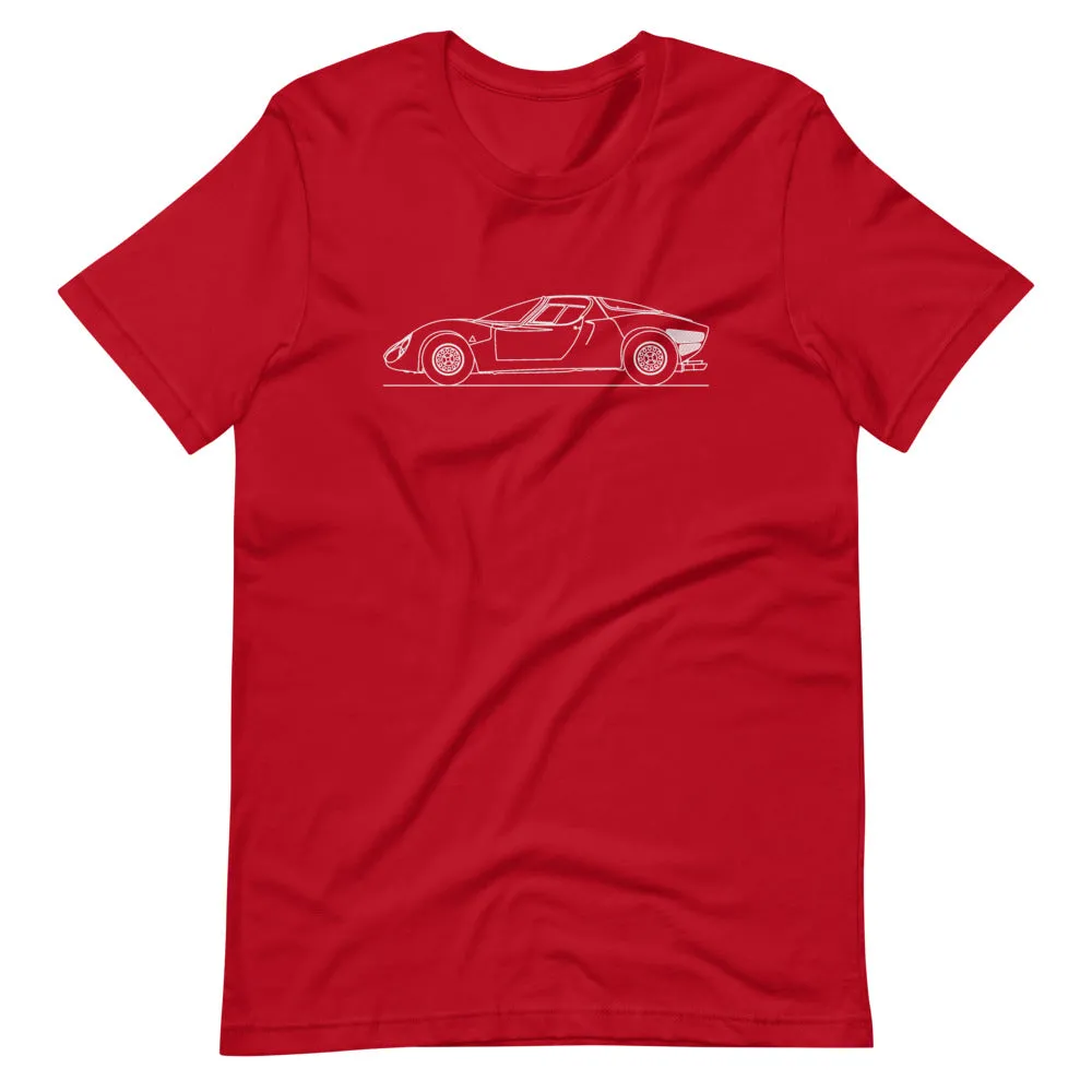 Alfa Romeo 33 Stradale silhouette T-shirt