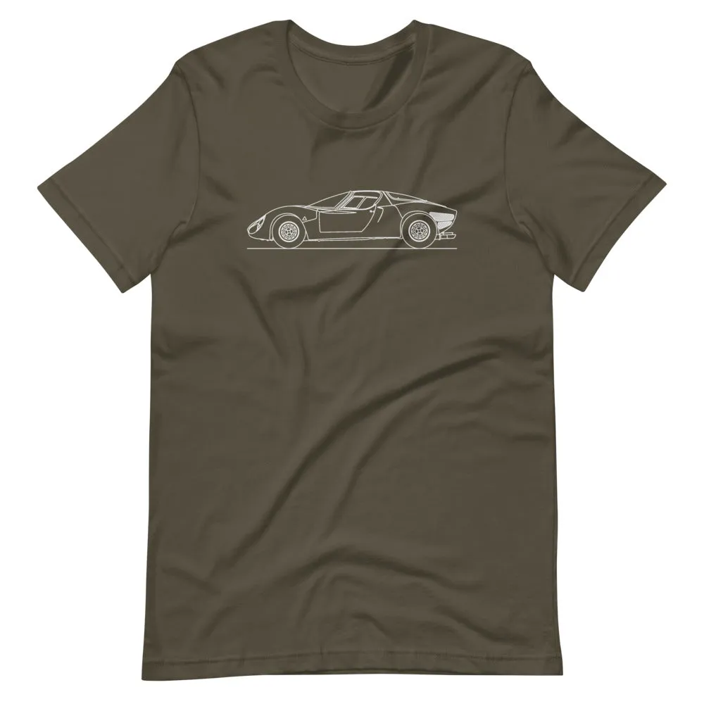 Alfa Romeo 33 Stradale silhouette T-shirt
