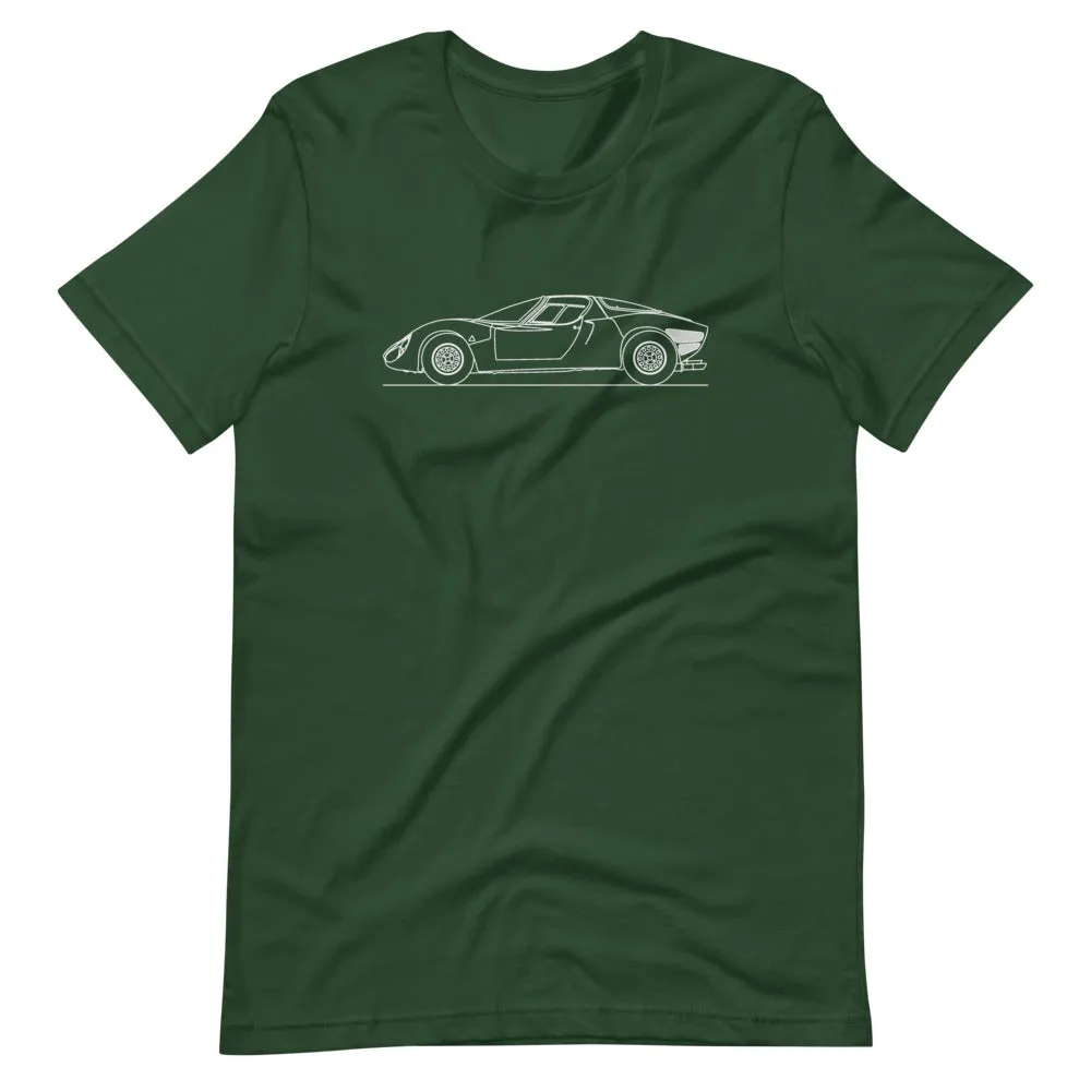 Alfa Romeo 33 Stradale silhouette T-shirt