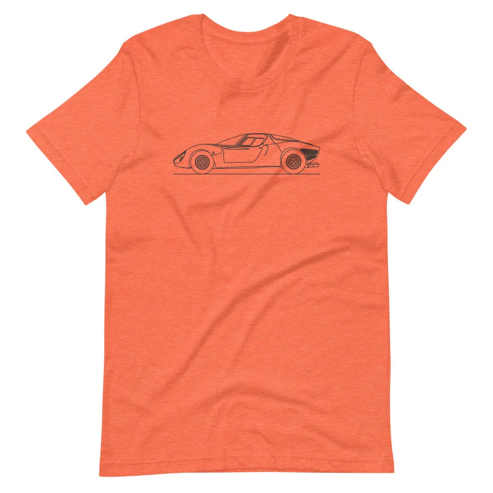 Alfa Romeo 33 Stradale silhouette T-shirt