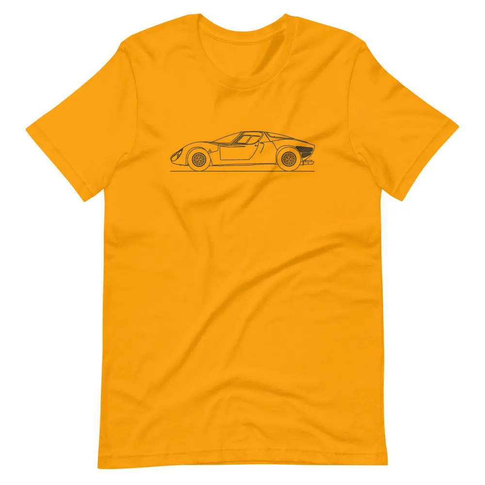 Alfa Romeo 33 Stradale silhouette T-shirt