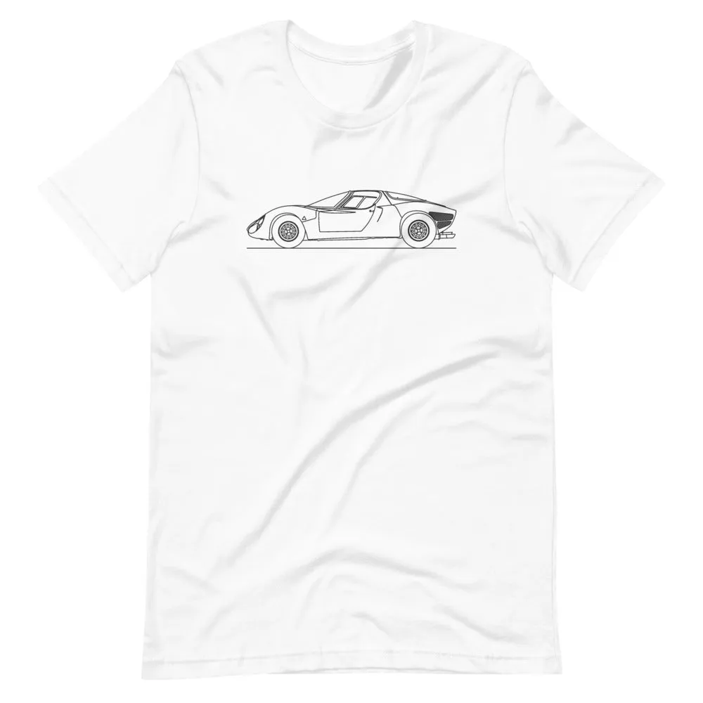 Alfa Romeo 33 Stradale silhouette T-shirt