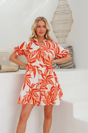 Aloha Dress - Orange