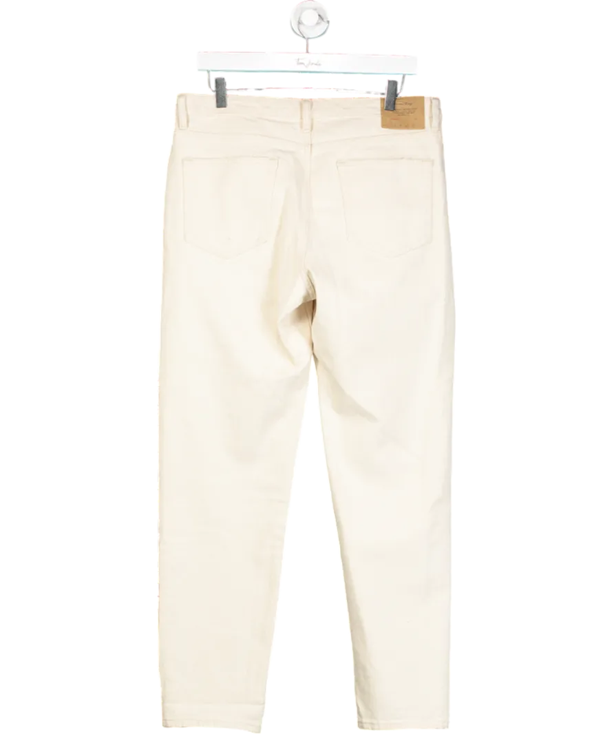 American Vintage Cream Big Carrot Jeans Tineborow W31