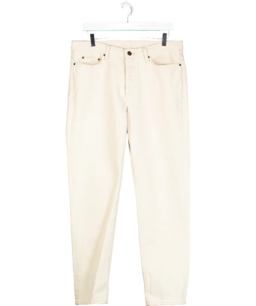 American Vintage Cream Big Carrot Jeans Tineborow W31