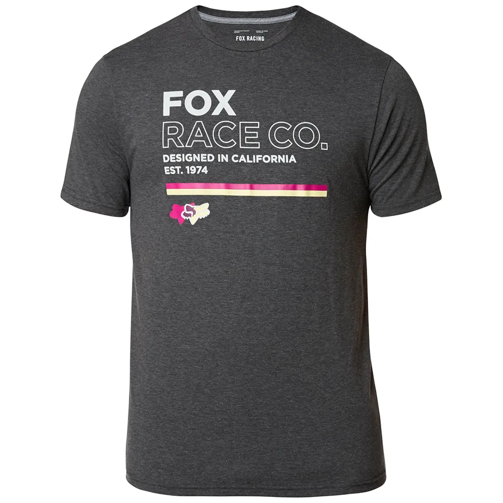 Analog Ss Tech Tee - Heather Black