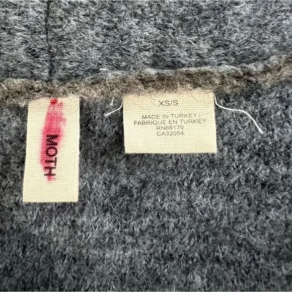 Anthropologie Moth Wool Blend Open Cardigan - Size XS/S